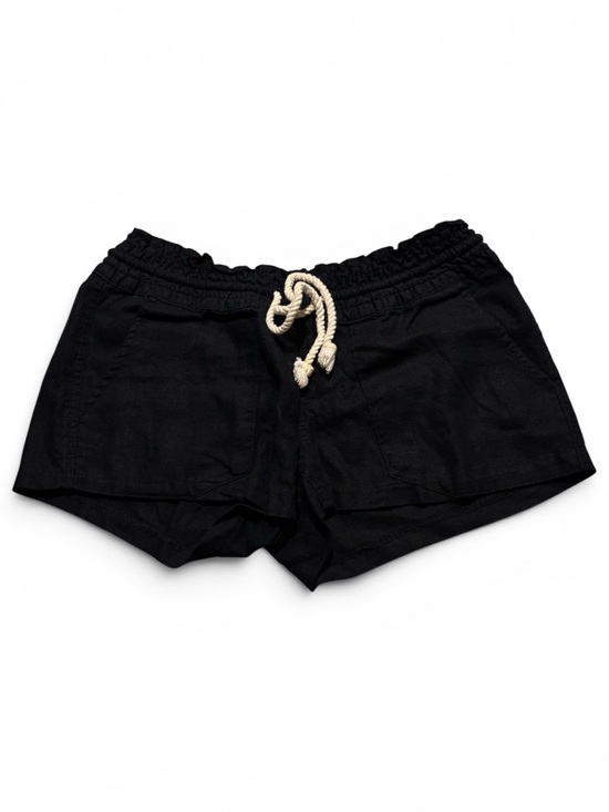 Roxy Pants - Roxy Black Linen Blend Shorts - Size Small